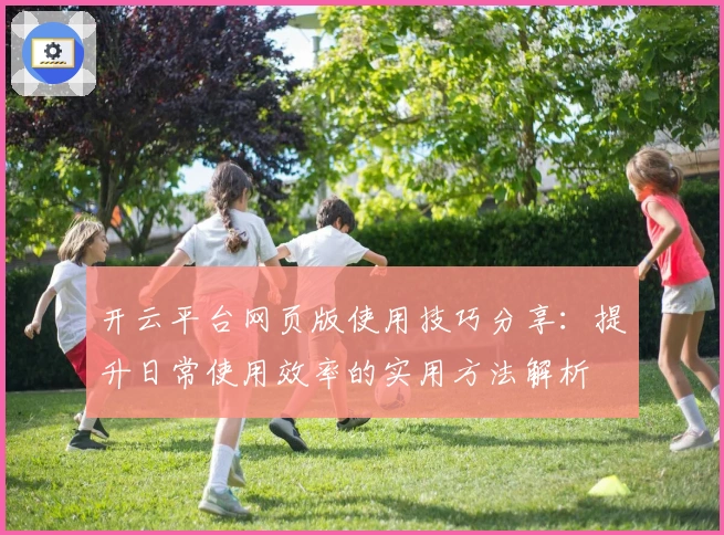 开云平台网页版使用技巧分享:提升日常使用效率的实用方法解析